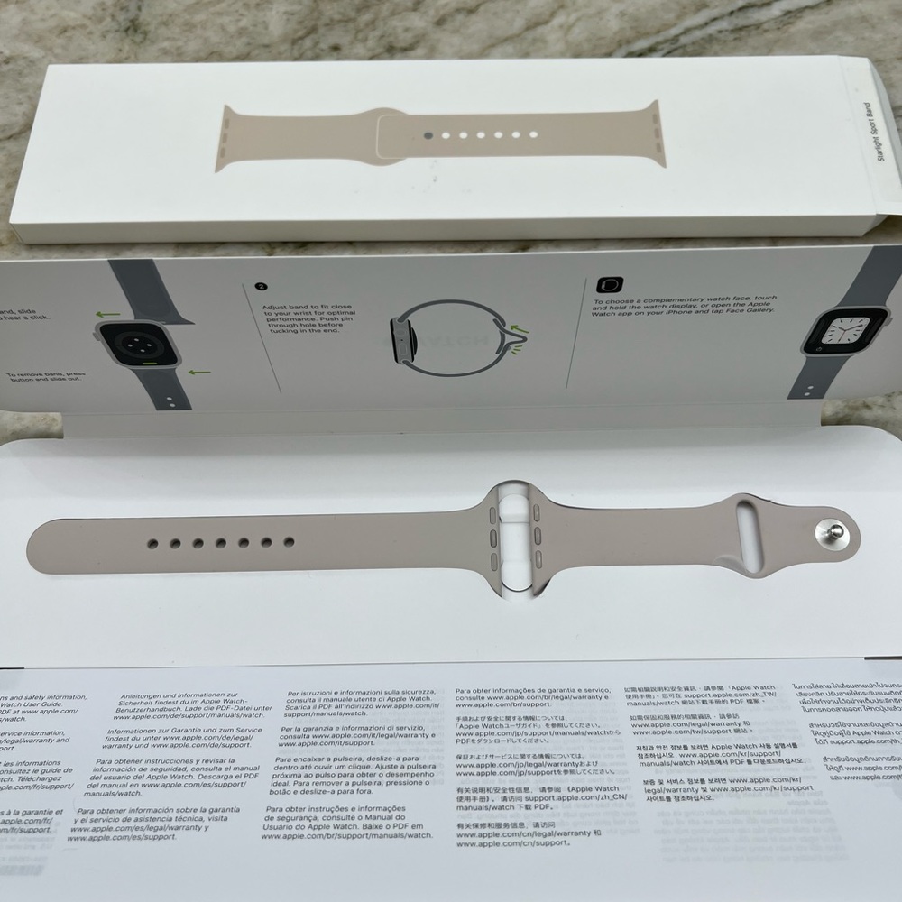 Apple Watch 45mm Starlight Sport Band - M/L
